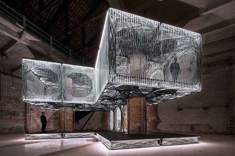 Maison Fibre der Universität Stuttgart auf der Biennale Architettura 2021 