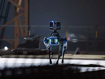 Roboterhund »Spot« digitalisiert Baustellen 