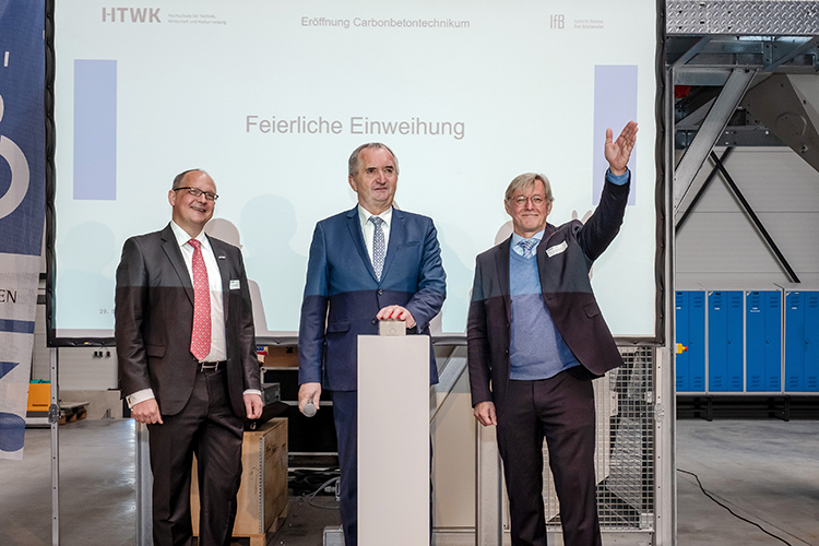 Modellfabrik für Carbonbeton in Leipzig eröffnet 