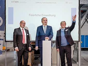 Modellfabrik für Carbonbeton in Leipzig eröffnet 